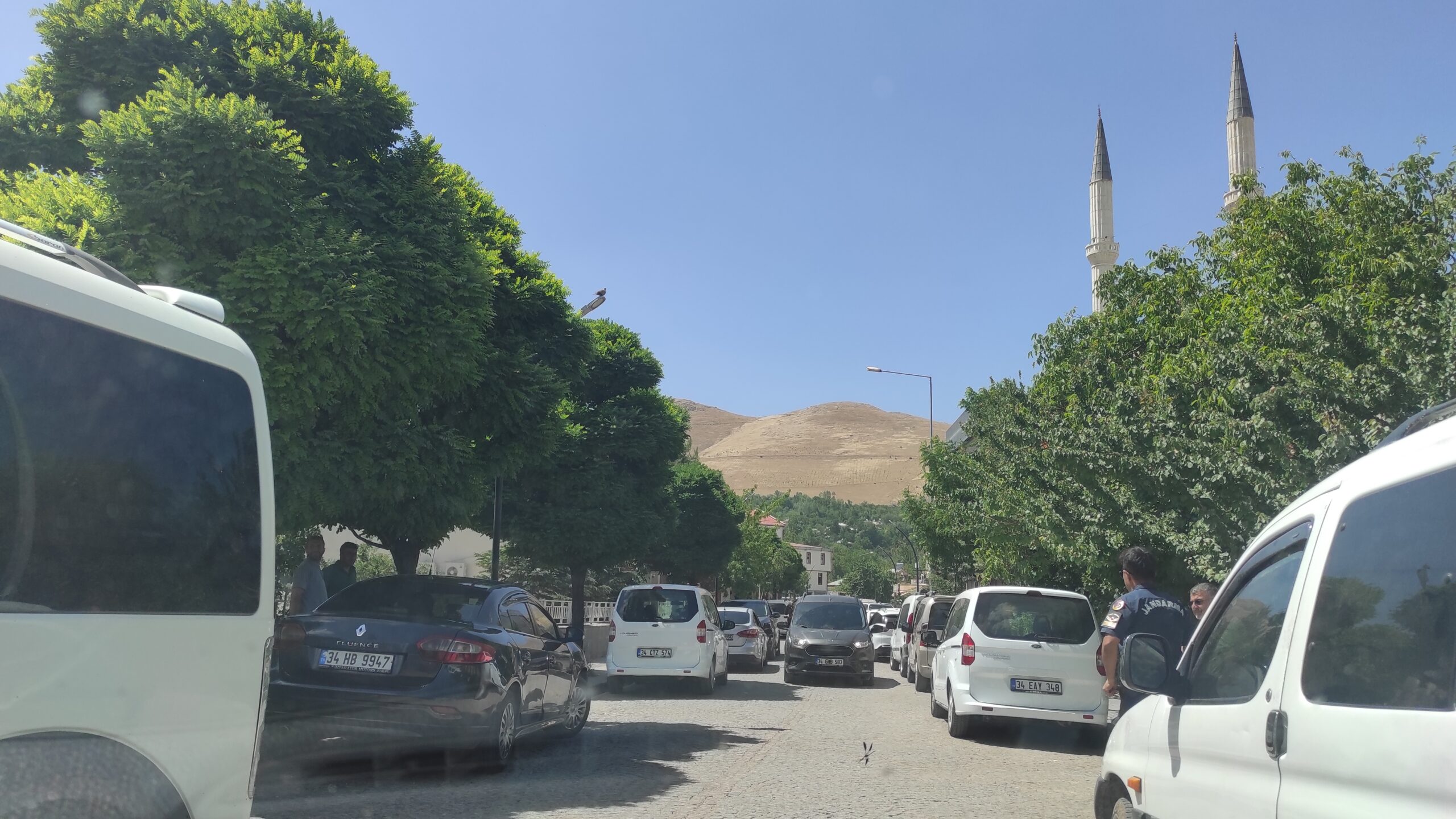 Gevaş’ta yol ve park rezaleti