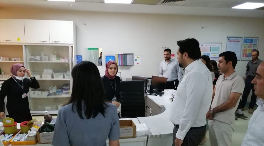 Van sağlık İl Müdürü Tosun Çatak ve Bahçesaray Devlet Hastanesini ziyaret etti