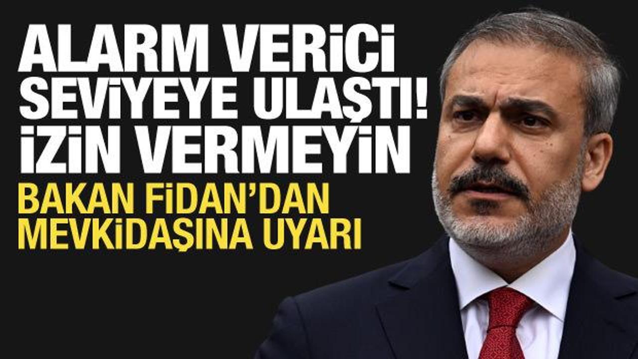 Bakan Fidan’dan Danimarkalı mevkidaşına uyarı: Alarm seviyesine ulaştı, izin vermeyin!