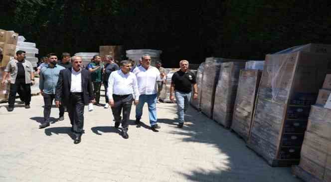 Ağır hasar alan fabrika yeniden üretime başladı