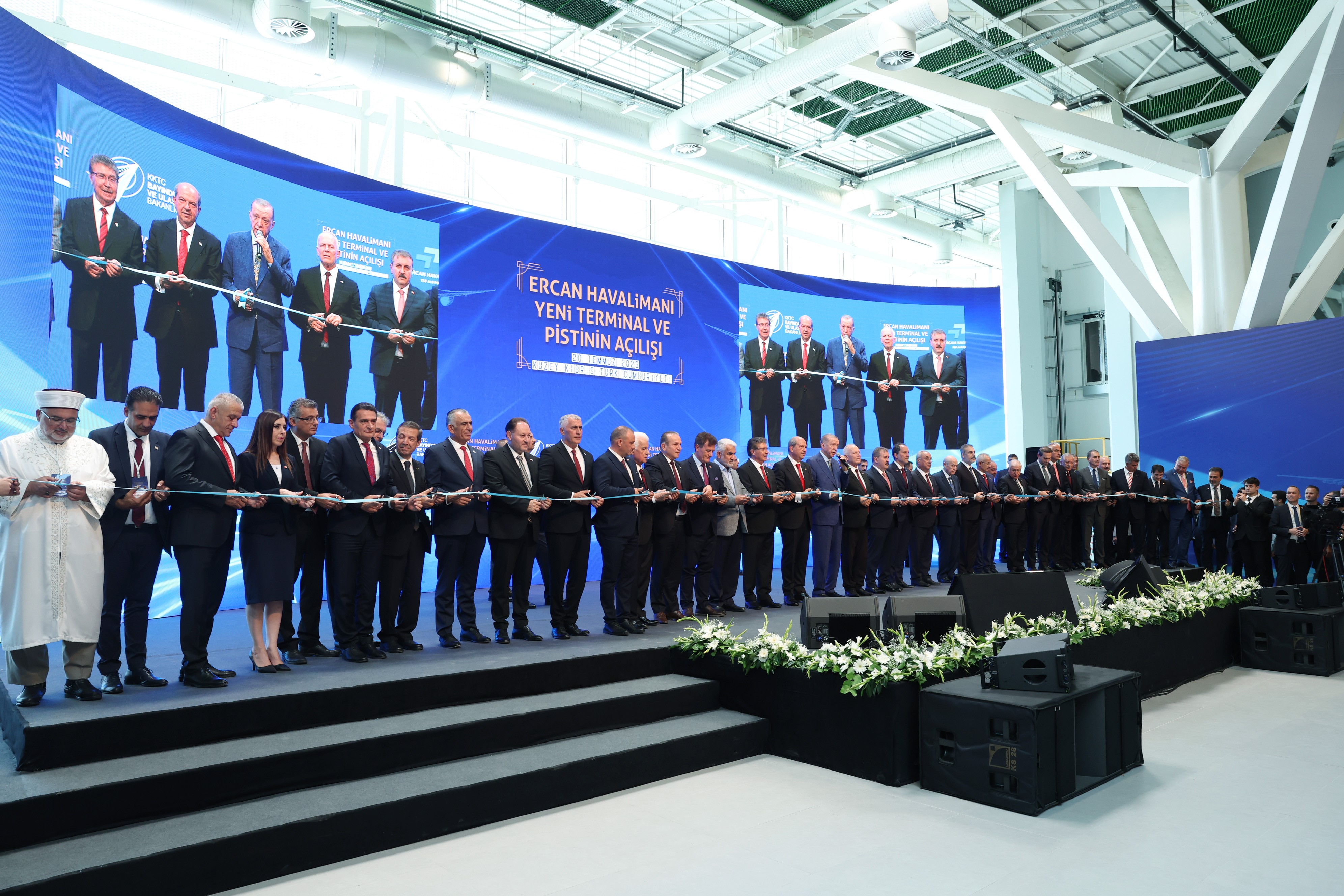 Cumhurbaşkanı Erdoğan: 'Yeni terminal eskisine kıyasla 6 kat büyütülmüştür'