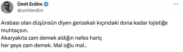 Akaryakıta yapılan ÖTV zammı sosyal medyayı ayağa kaldırdı! 