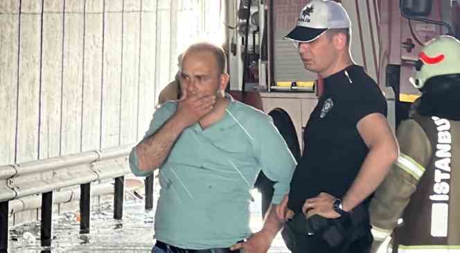 TEM’de 7 milyon liralık araç alev alev yandı