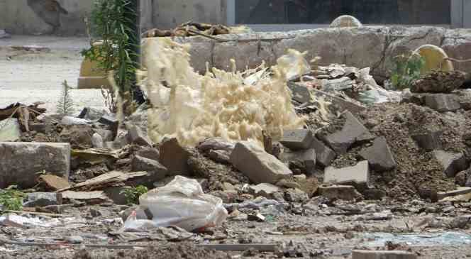 Malatya’da patlayan doğalgaz borusu paniğe neden oldu