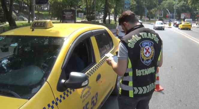 Beşiktaş’ta ticari taksi denetimi