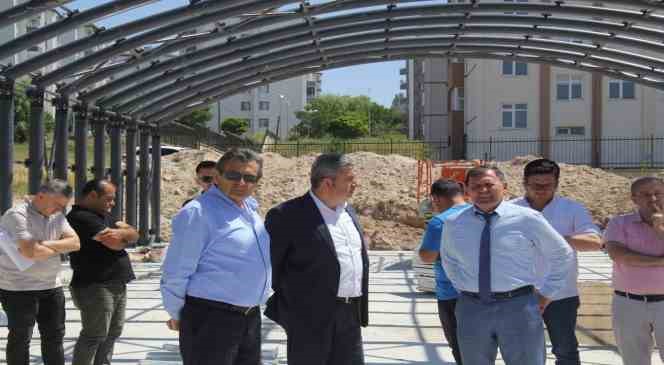 Bünyan’ın hayali gerçek oluyor: Bünyan Kapalı Yarı Olimpik Yüzme Havuzu’nda çalışmalar sürüyor