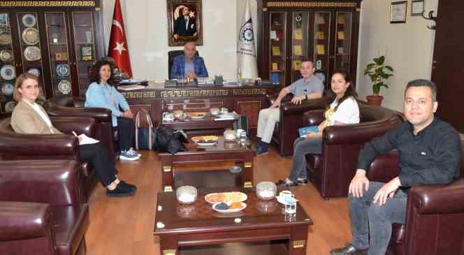 TÜBİTAK proje ekibinden  Özakalın’a ziyaret