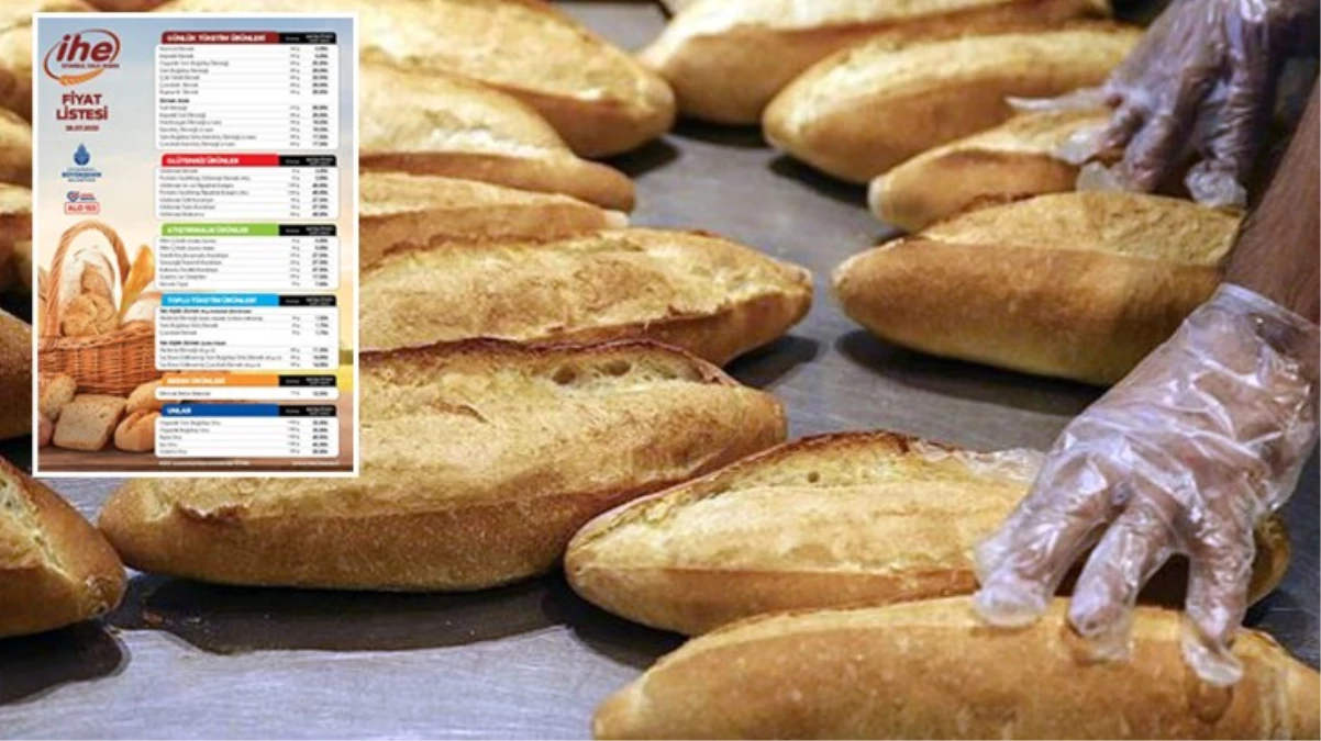 İstanbul’da Halk Ekmek fiyatlarına okkalı zam! İşte ürün ürün yeni tarife