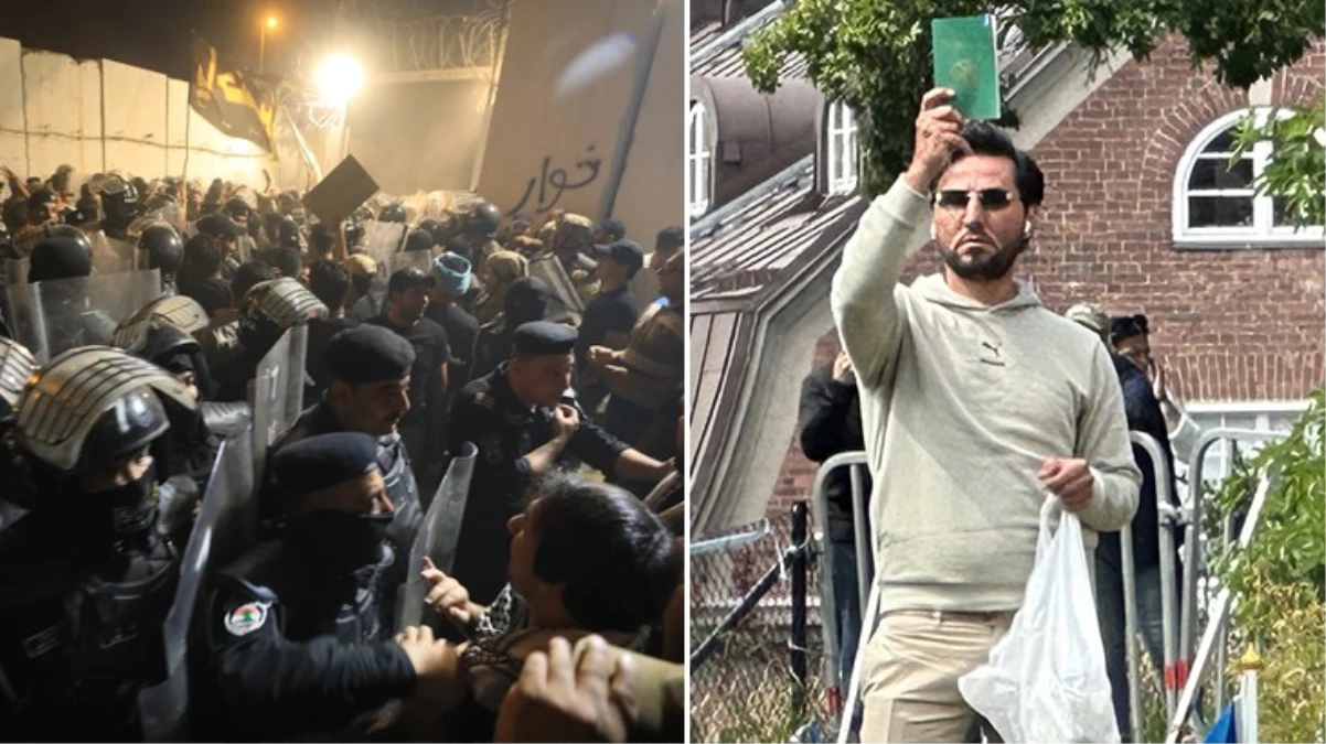 Yine İsveç yine İslam’a hakaret! Kur’an-ı Kerim ve Irak bayrağını ayaklarının altına aldı