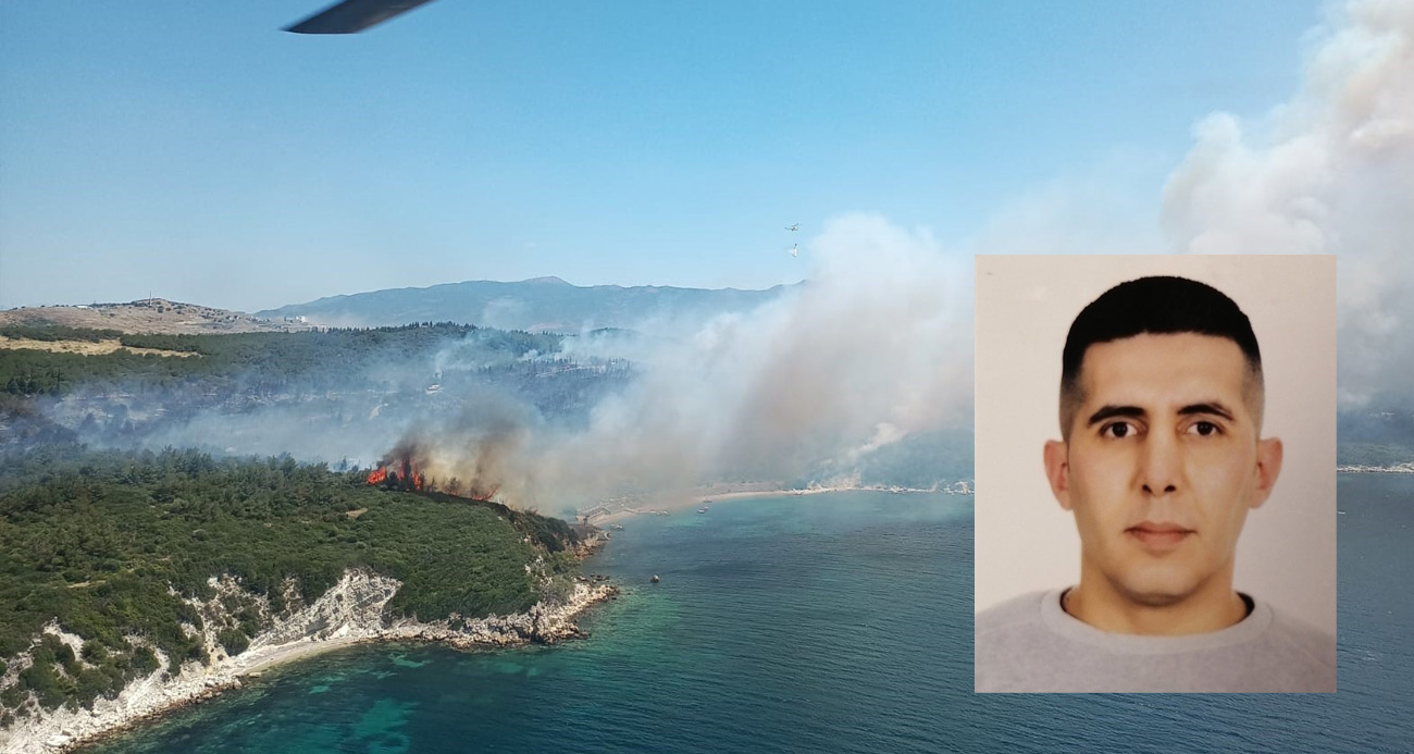 İzmir’deki orman yangınında yaralanan personel şehit oldu
