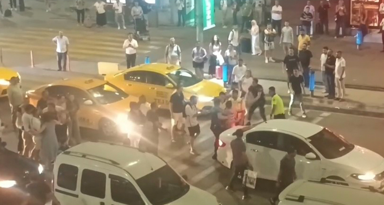 Sabiha Gökçen Havalimanı’nda yol verme kavgası