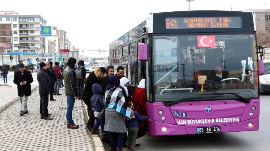 Van’da toplu ulaşıma yeni bir güzergah eklendi