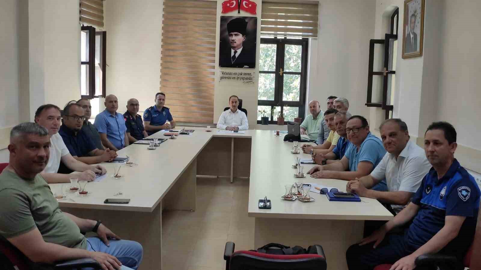 Bandırma’da ilçe spor güvenlik kurulu toplandı