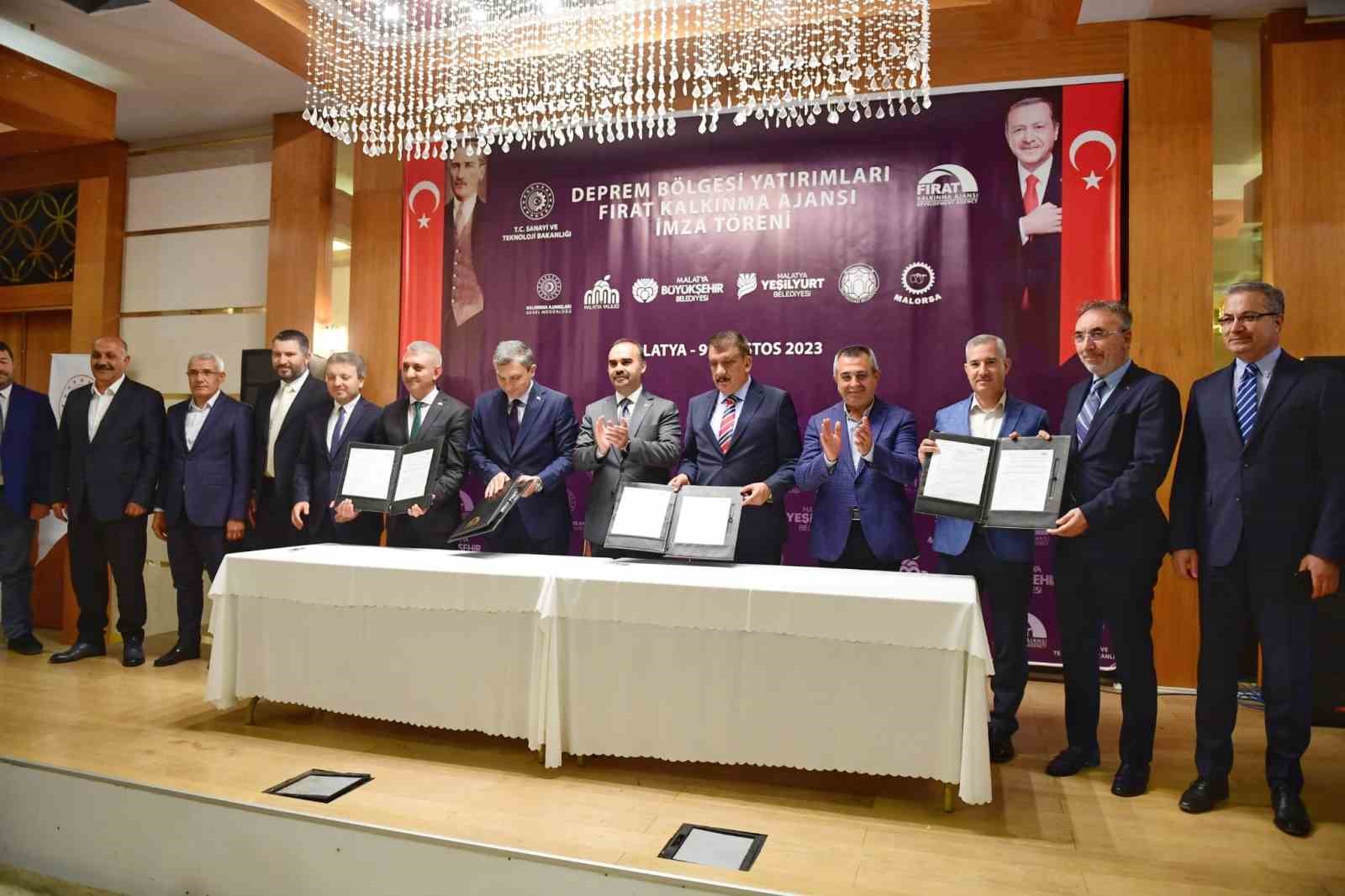 Deprem bölgesi Malatya’ya yatırım desteği