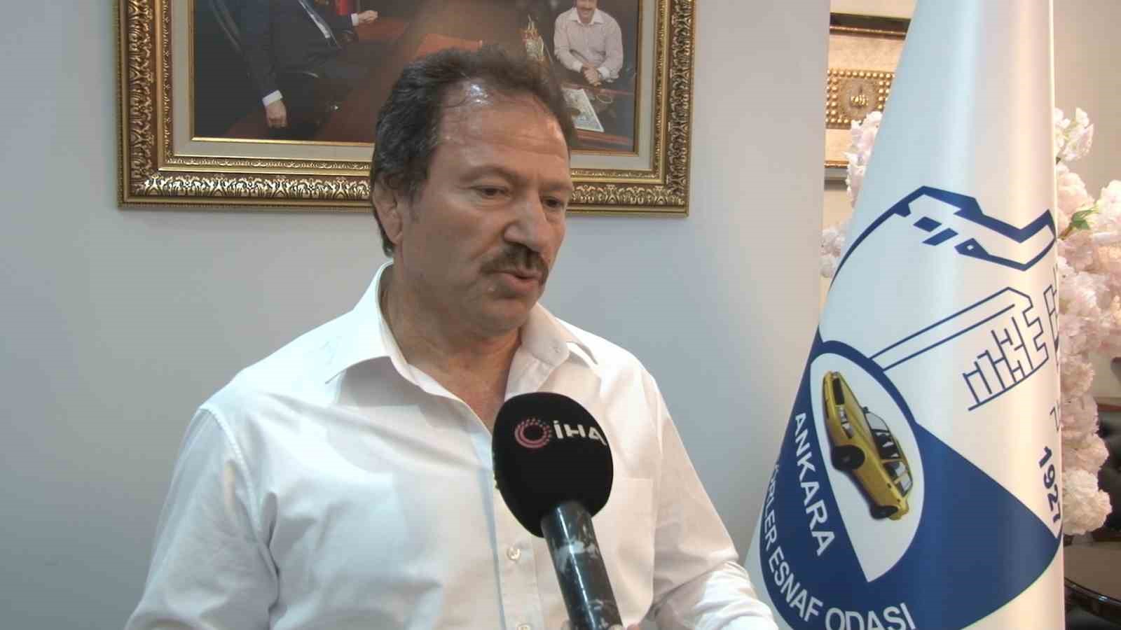 Ankara Umum Otomobilciler ve Şoförler Esnaf Odası Başkanı Mehmet Yiğiner: “Taksi sorunuyla alakalı hiçbir şikayeti değerlendirmeden geçmeyiz”