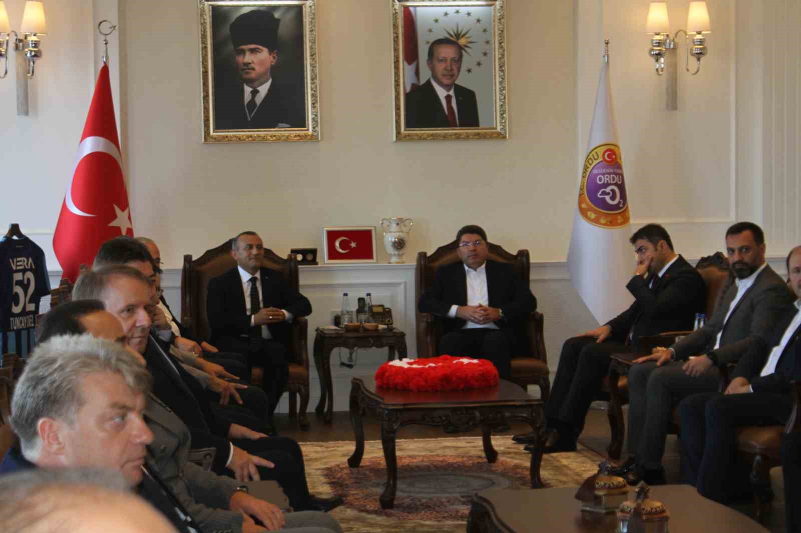 Adalet Bakanı Tunç Ordu’da