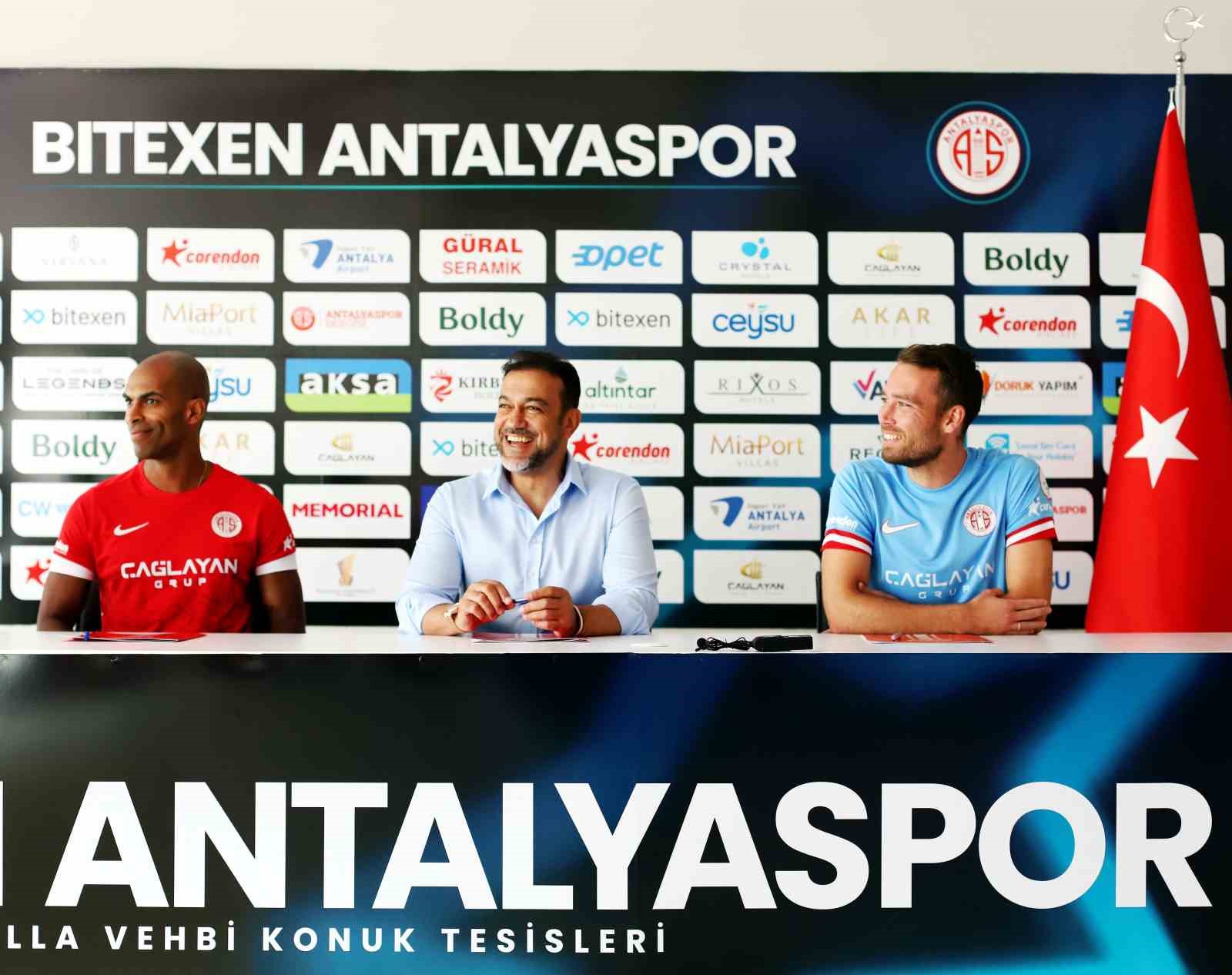 Naldo Pereira ve Sander Van de Streek, Antalyaspor’da