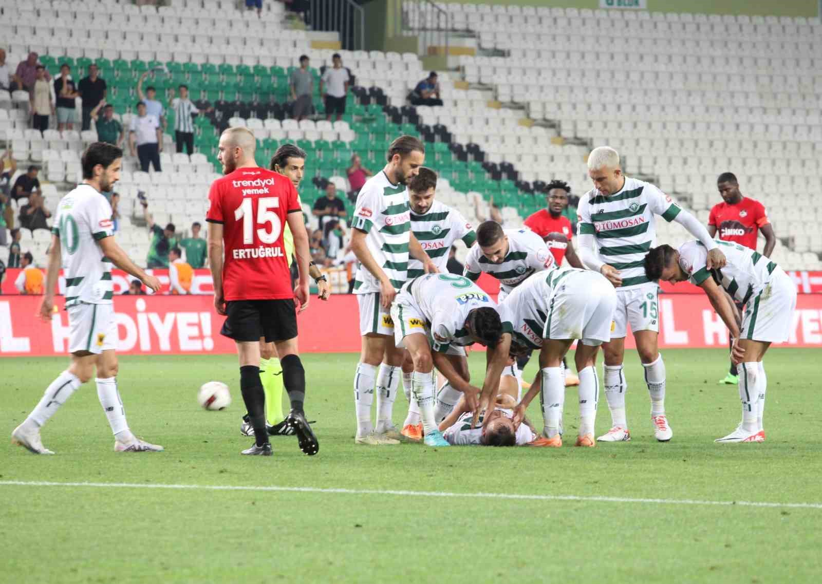 Trendyol Süper Lig: Konyaspor: 2 – Gaziantep FK: 0 (Maç sonucu)