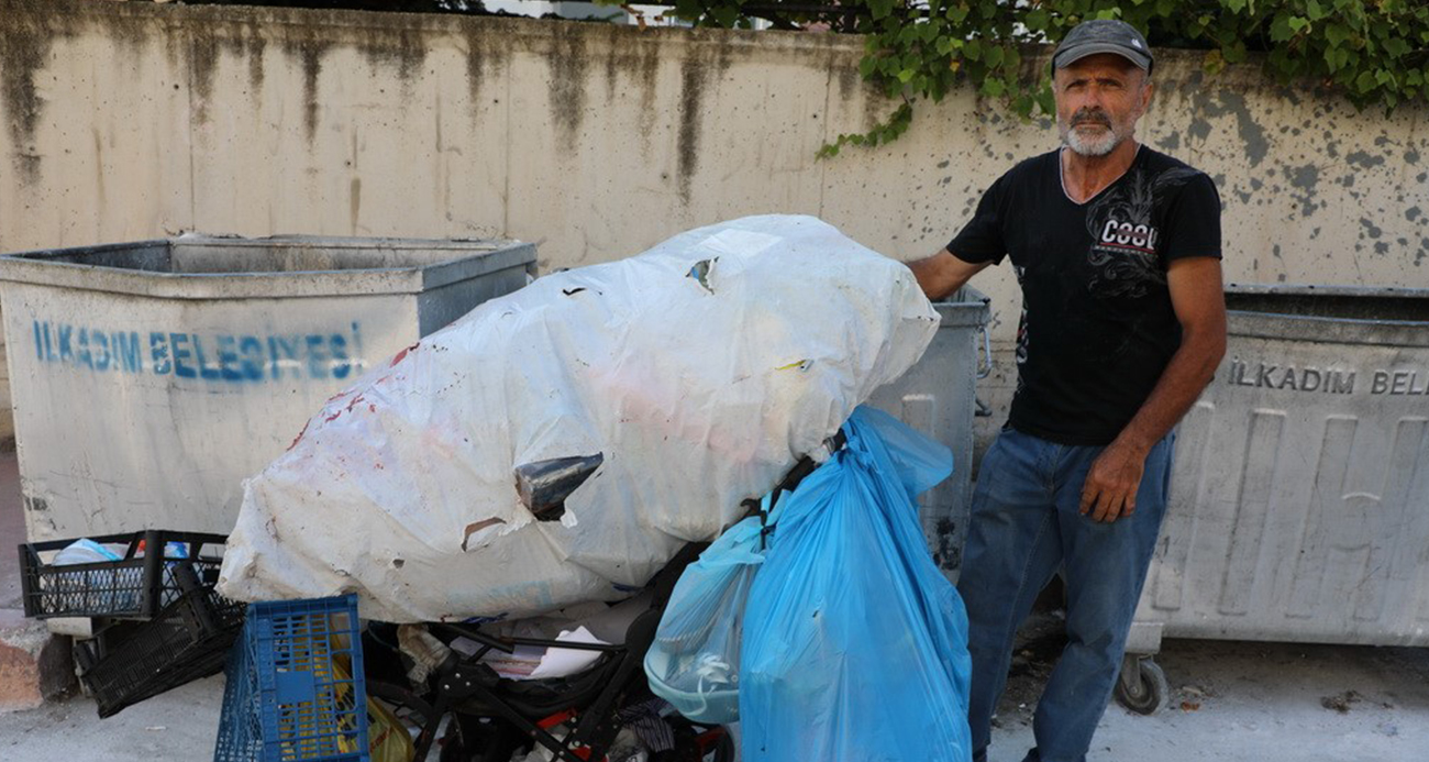 Maratoncunun yürek yakan dramı: Atık topluyor