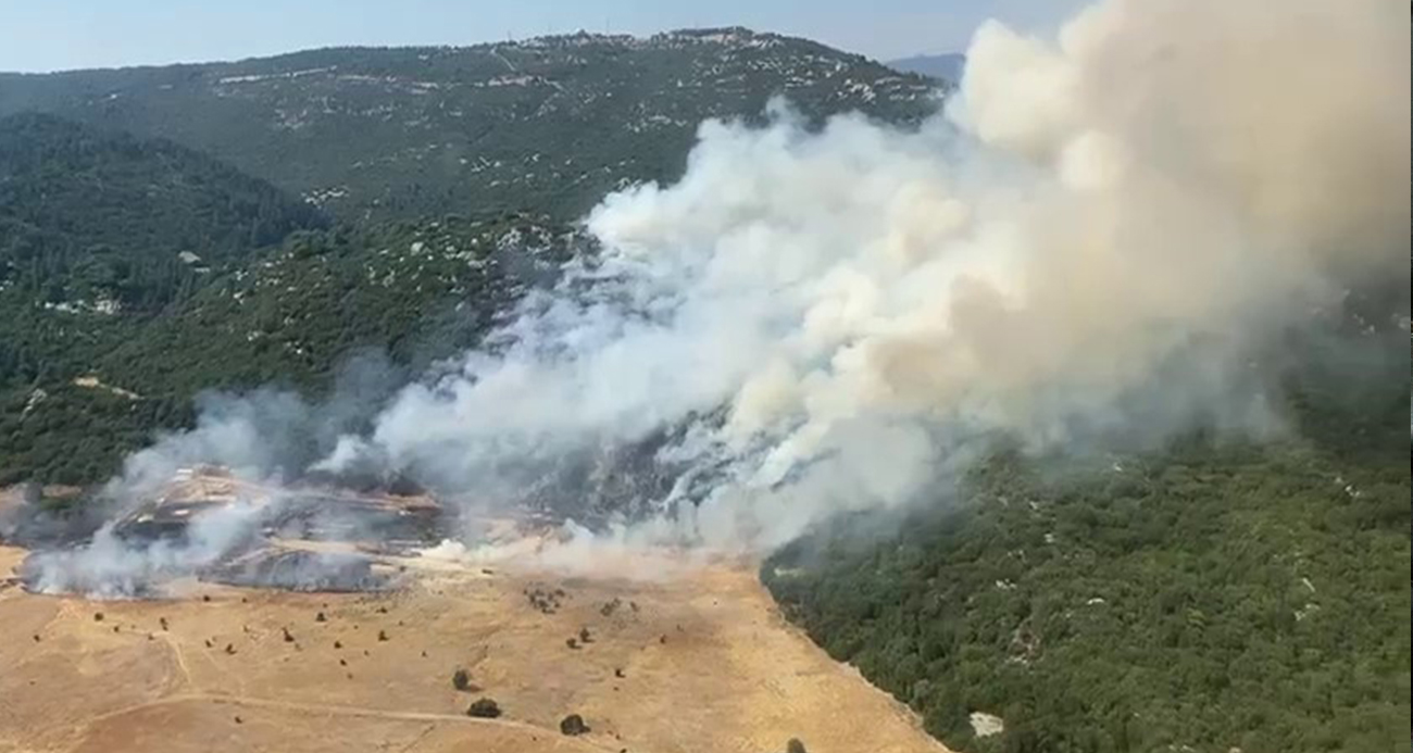 Antalya Kaş’ta orman yangını başladı