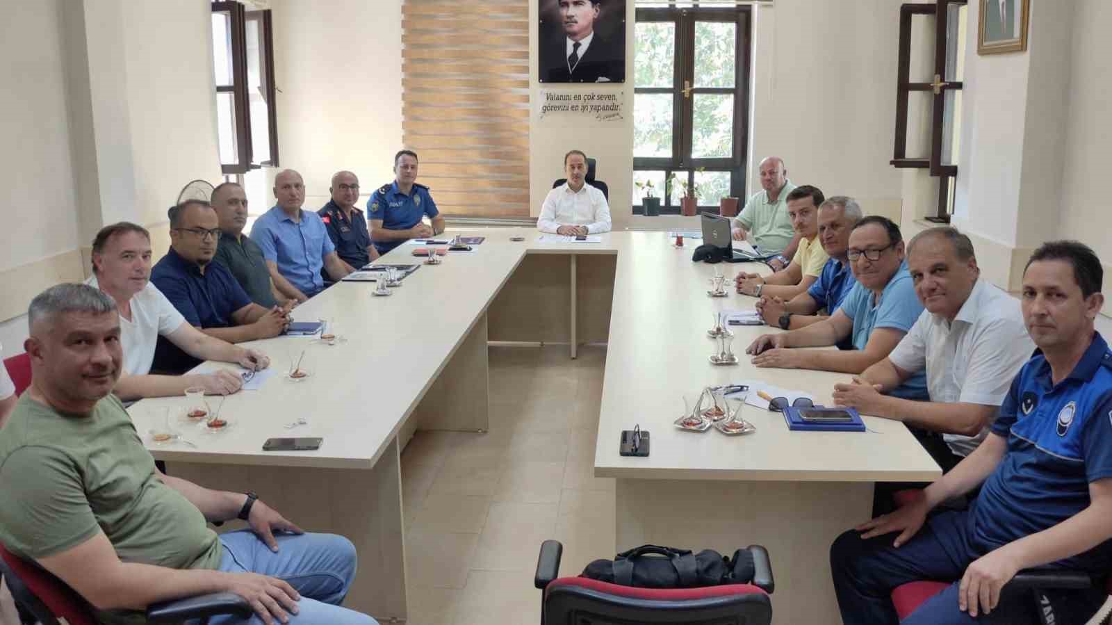Bandırma’da ilçe spor güvenlik kurulu toplandı