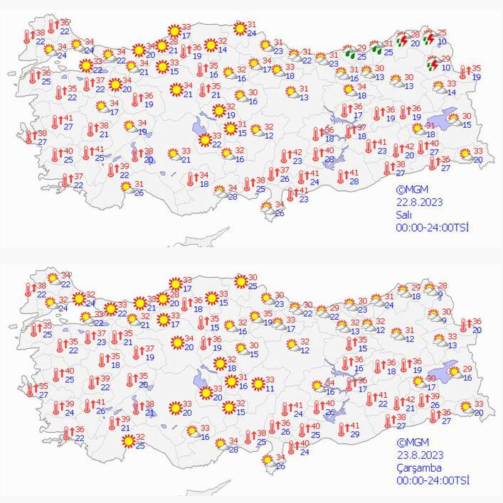 Kavurucu sıcaklar bir kez daha geliyor! istanbul ve çok sayıda ilde alarm!