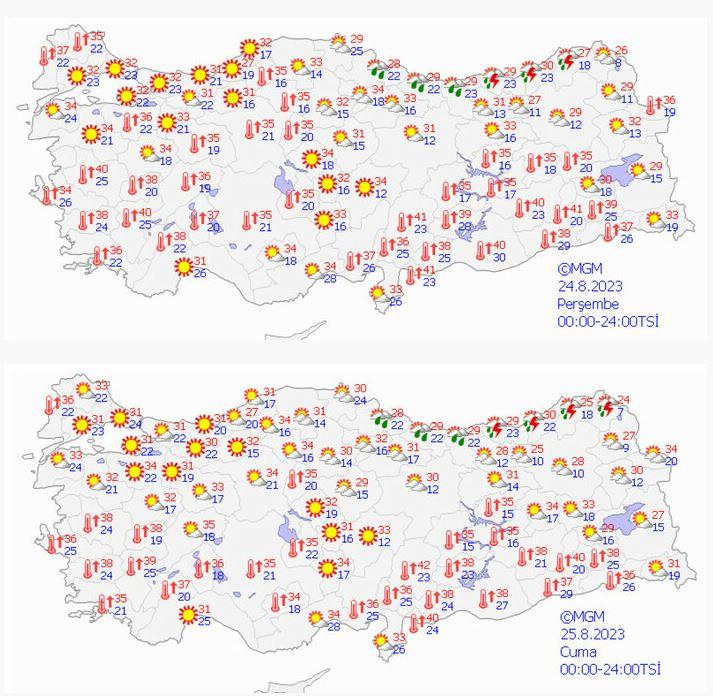 Kavurucu sıcaklar bir kez daha geliyor! istanbul ve çok sayıda ilde alarm!
