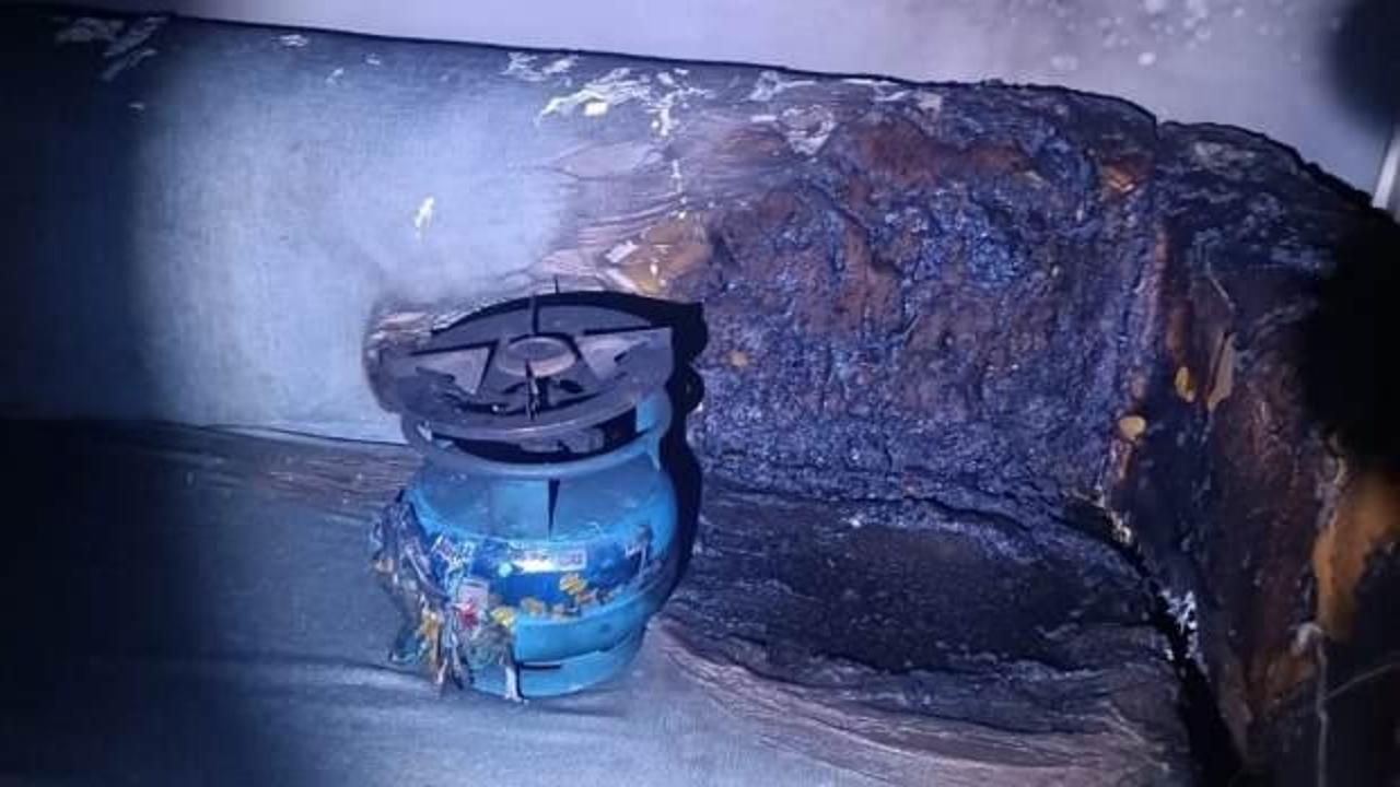 Diyarbakır’da bir kiracı, önce evi tüple tuzakladı sonra ateşe verdi