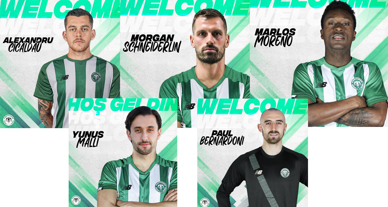Konyaspor 5 transferini duyurdu