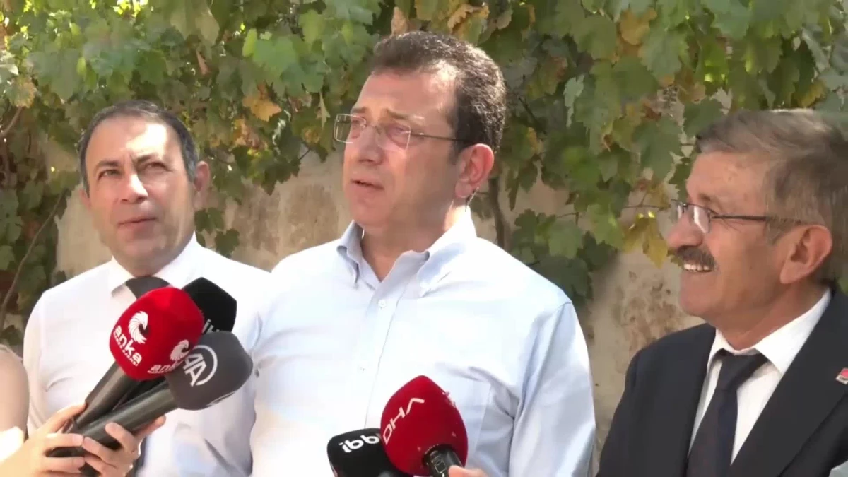 İstanbul Büyükşehir Belediye Başkanı Ekrem İmamoğlu Hacıbektaş’ta açıklamalarda bulundu