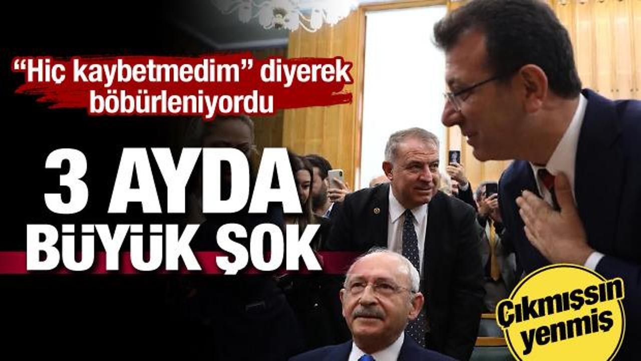 ‘Hiç kaybetmedim’ diyen İmamoğlu 3 aydır mağlubiyete abone!
