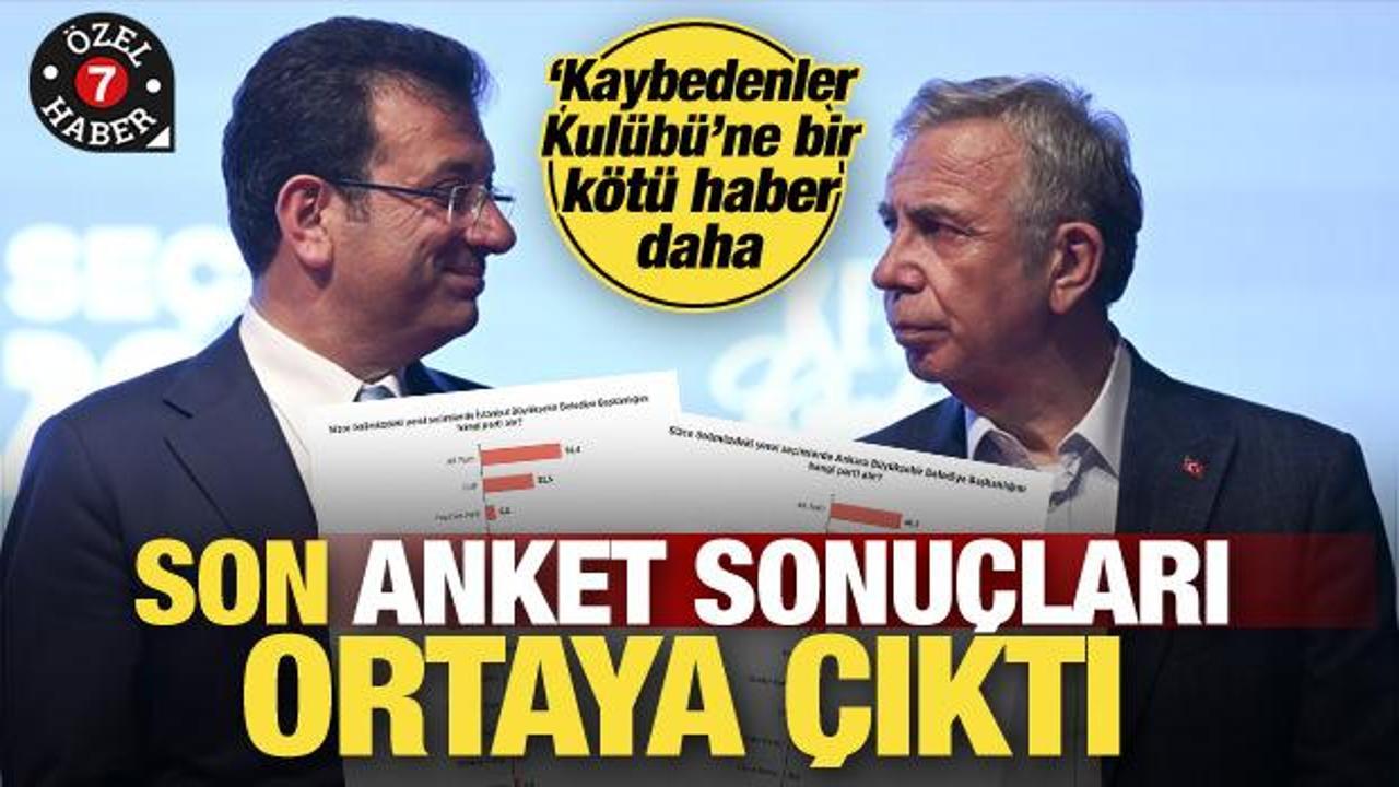 Son anket sonuçları ortaya çıktı
