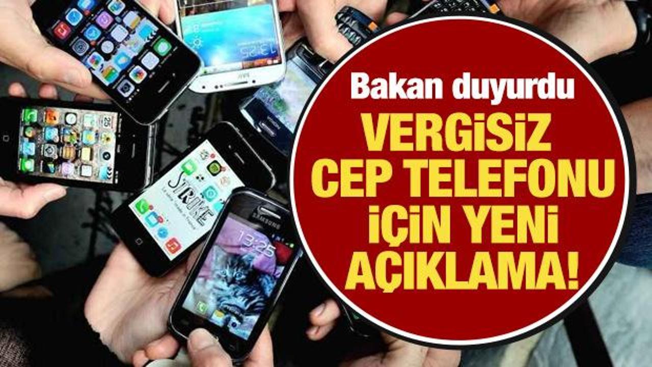 Öğrencilere vergisiz telefon ve bilgisayar için yeni açıklama