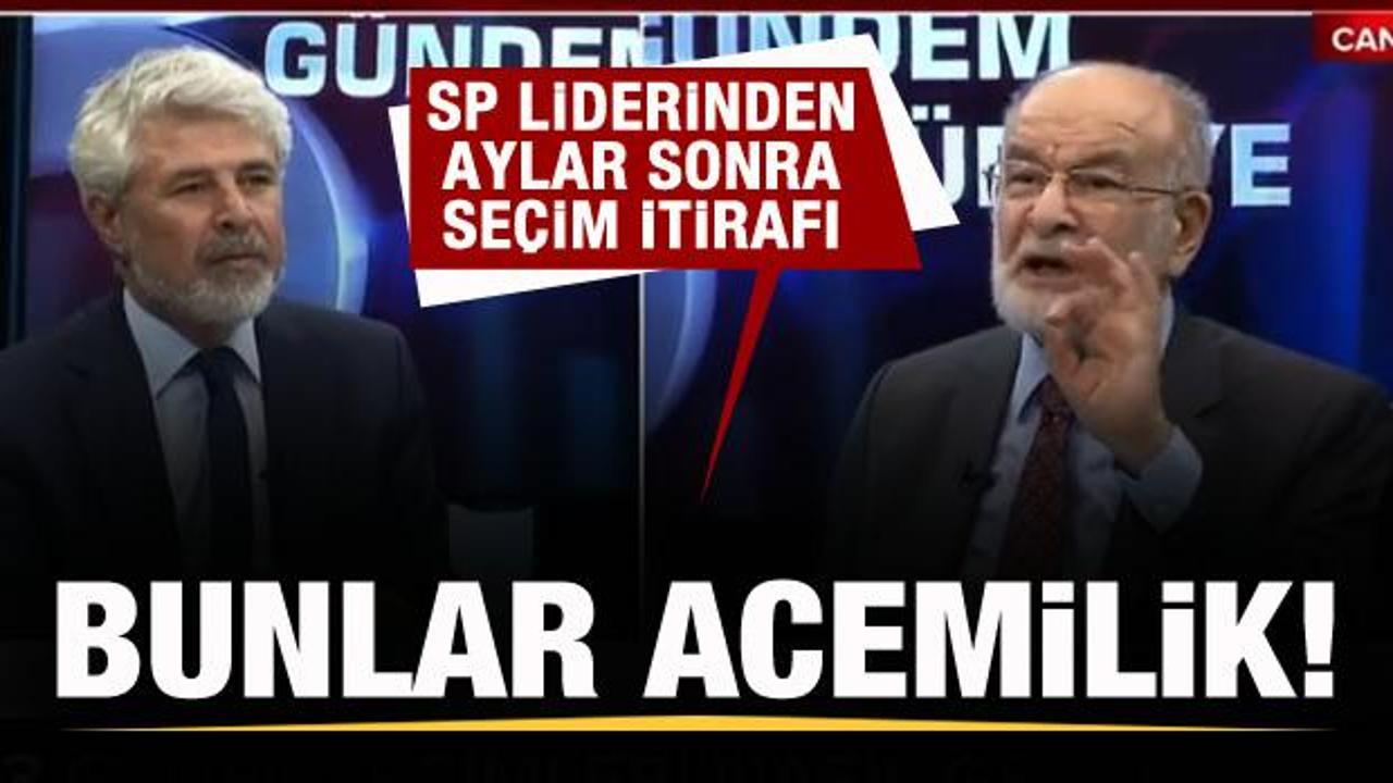 Temel Karamollaoğlu’ndan aylar sonra seçim itiraf: Bunlar acemilik…