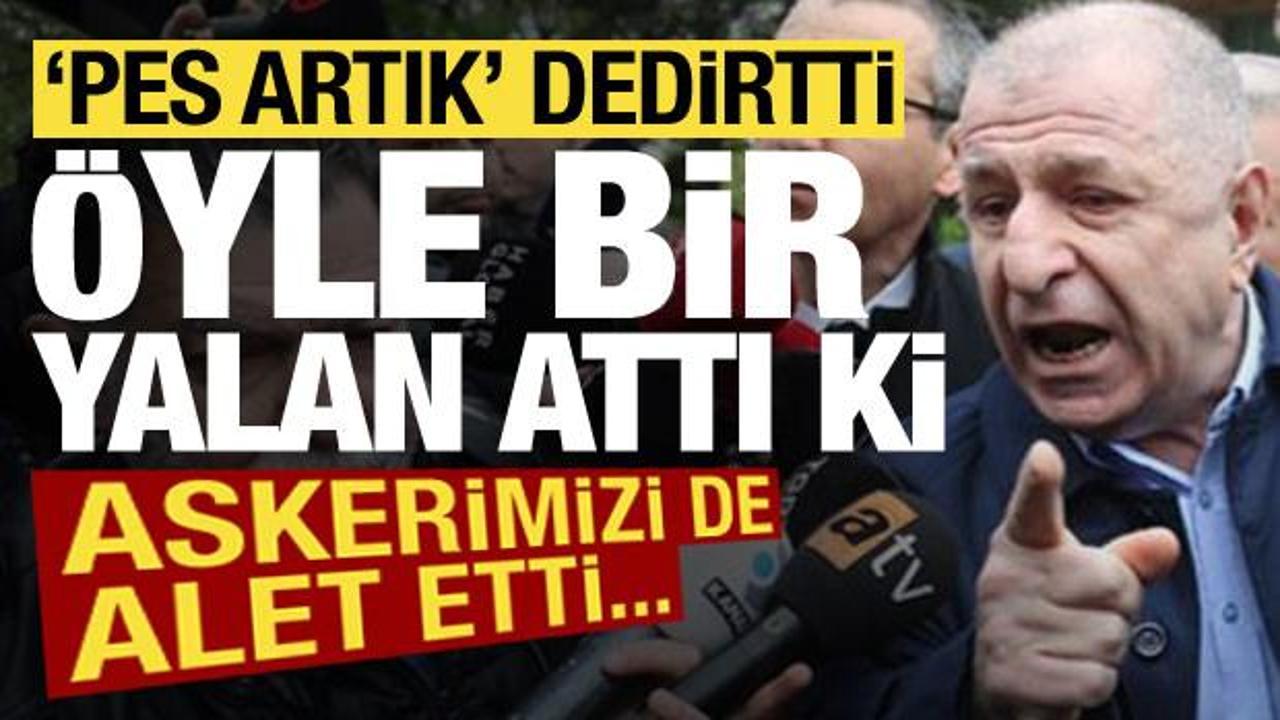 Ümit Özdağ ‘pes artık’ dedirtti! Öyle bir yalan attı ki, askerimizi de alet etti…