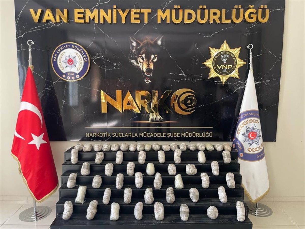 Van’ın İpekyolu ilçesinde 31 kilogram eroin ele geçirildi, 1 kişi tutuklandı