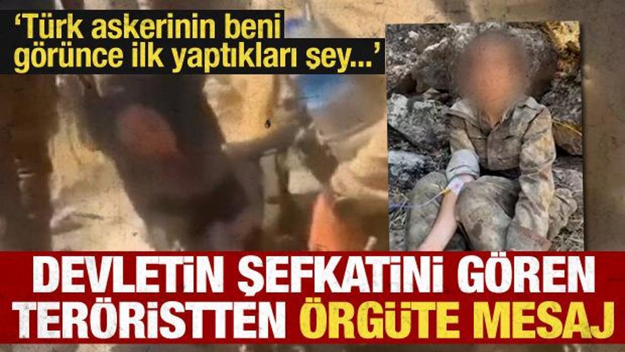 PKK’lı terörist devletin şefkatini böyle anlattı