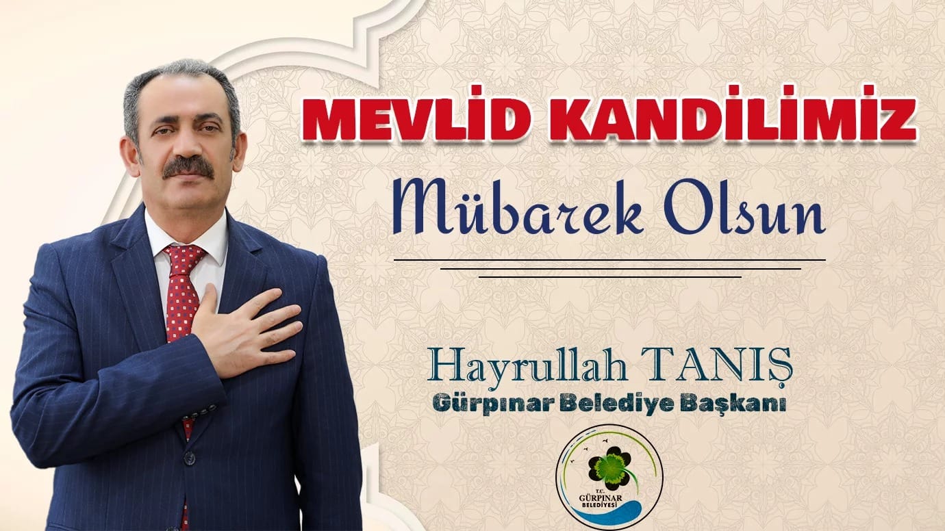 Başkan Tanış, Mevlid Kandili münasebetiyle bir mesaj yayınladı