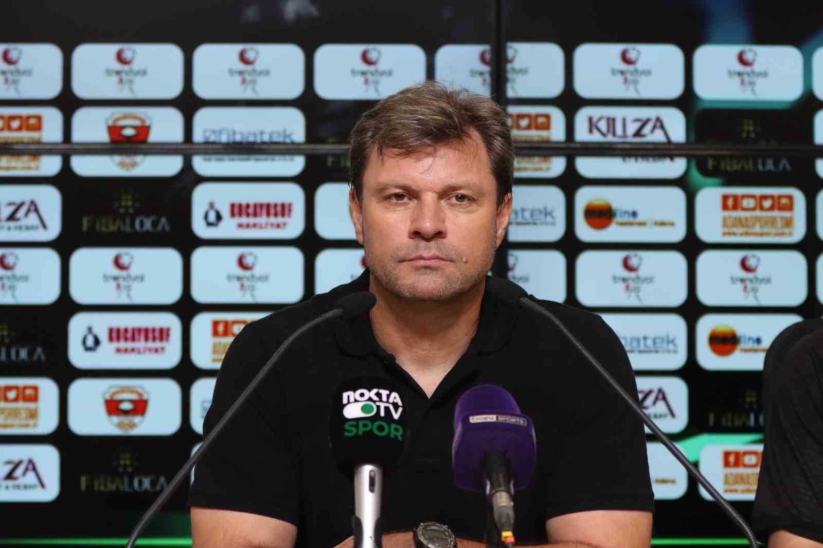Adanaspor - Kocaelispor maçının ardından
