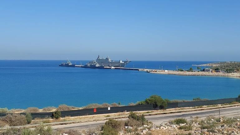TCG Anadolu, Taşucu limanından ayrıldı