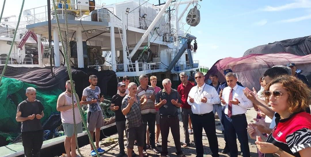 Çakıl’da balıkçılık sezonu dualar ile açıldı