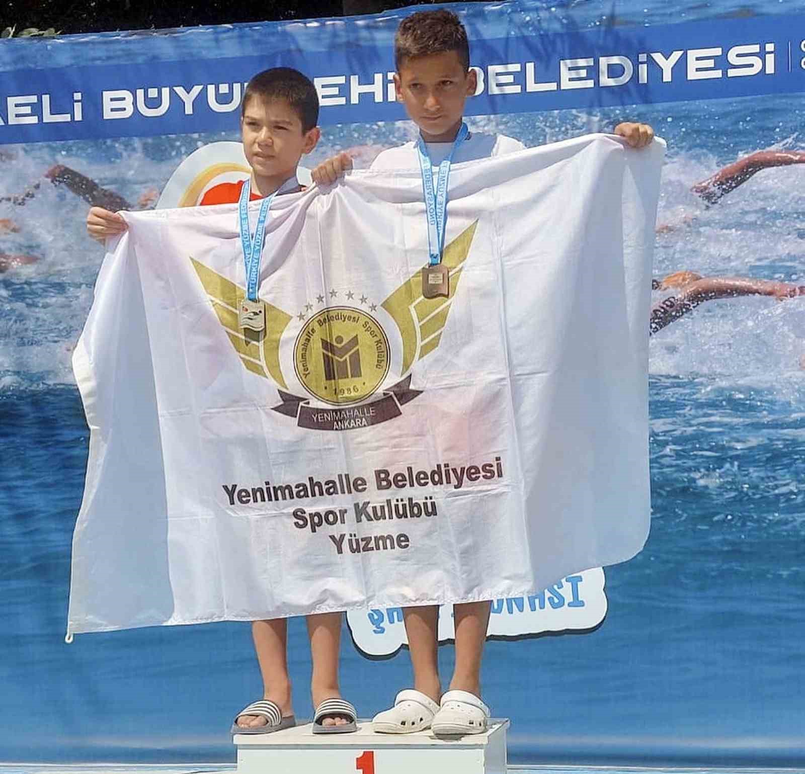 Yenimahalle Belediyesi’nin sporcuları rakiplerine göz açtırmadı
