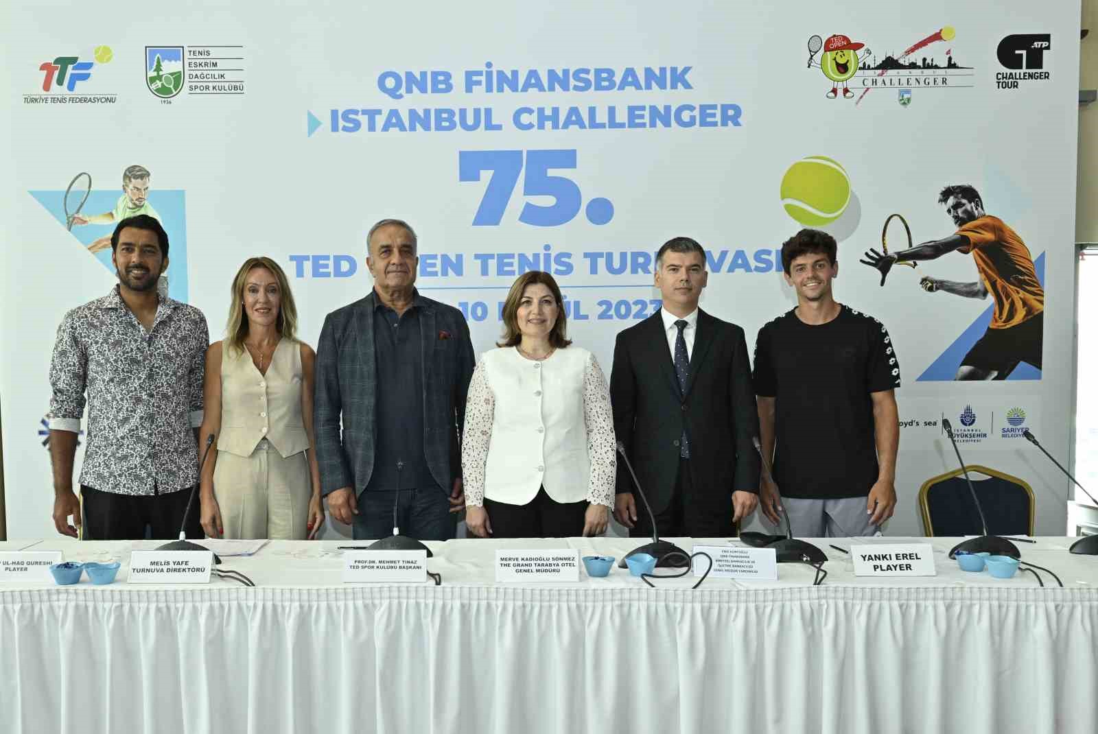 75. İstanbul Challenger – TED Open Uluslararası Tenis Turnuvası başladı