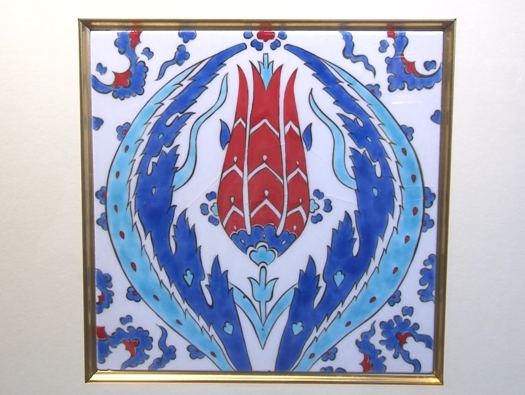 Rüstem Paşa Camii’nin laleleri Yeni Cami Hünkar Kasrı’nda sergilendi