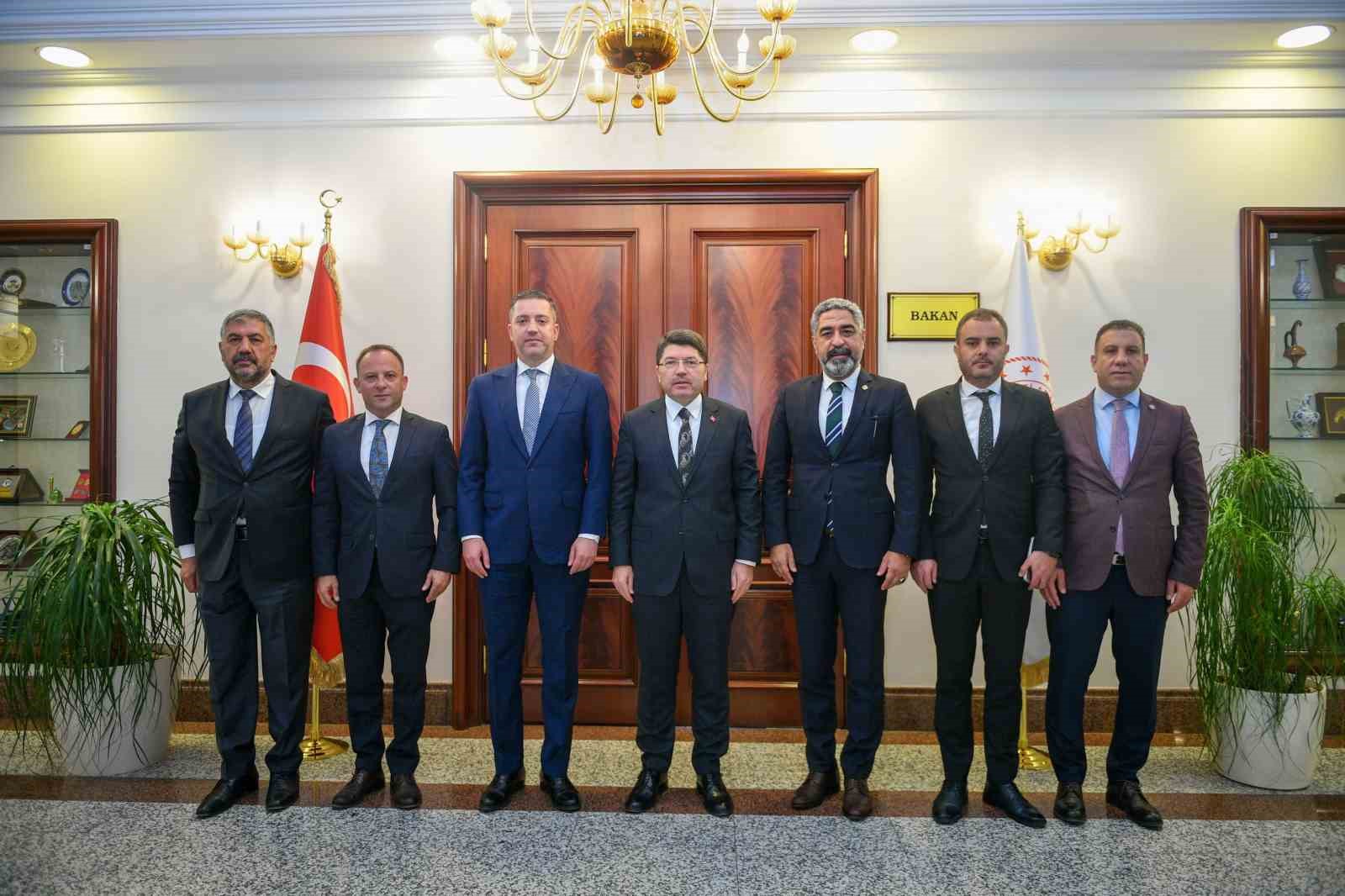 Türkiye Barolar Birliği Başkanı Sağkan’dan, Bakan Tunç’a teşekkür ziyareti