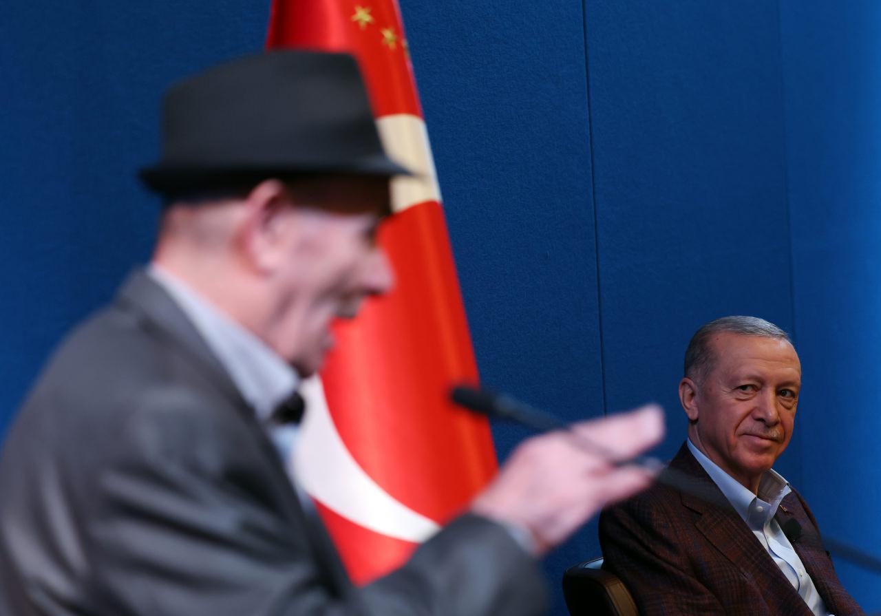 Cumhurbaşkanı Erdoğan Türkevi'nde Ahıska Türklerini kabul etti