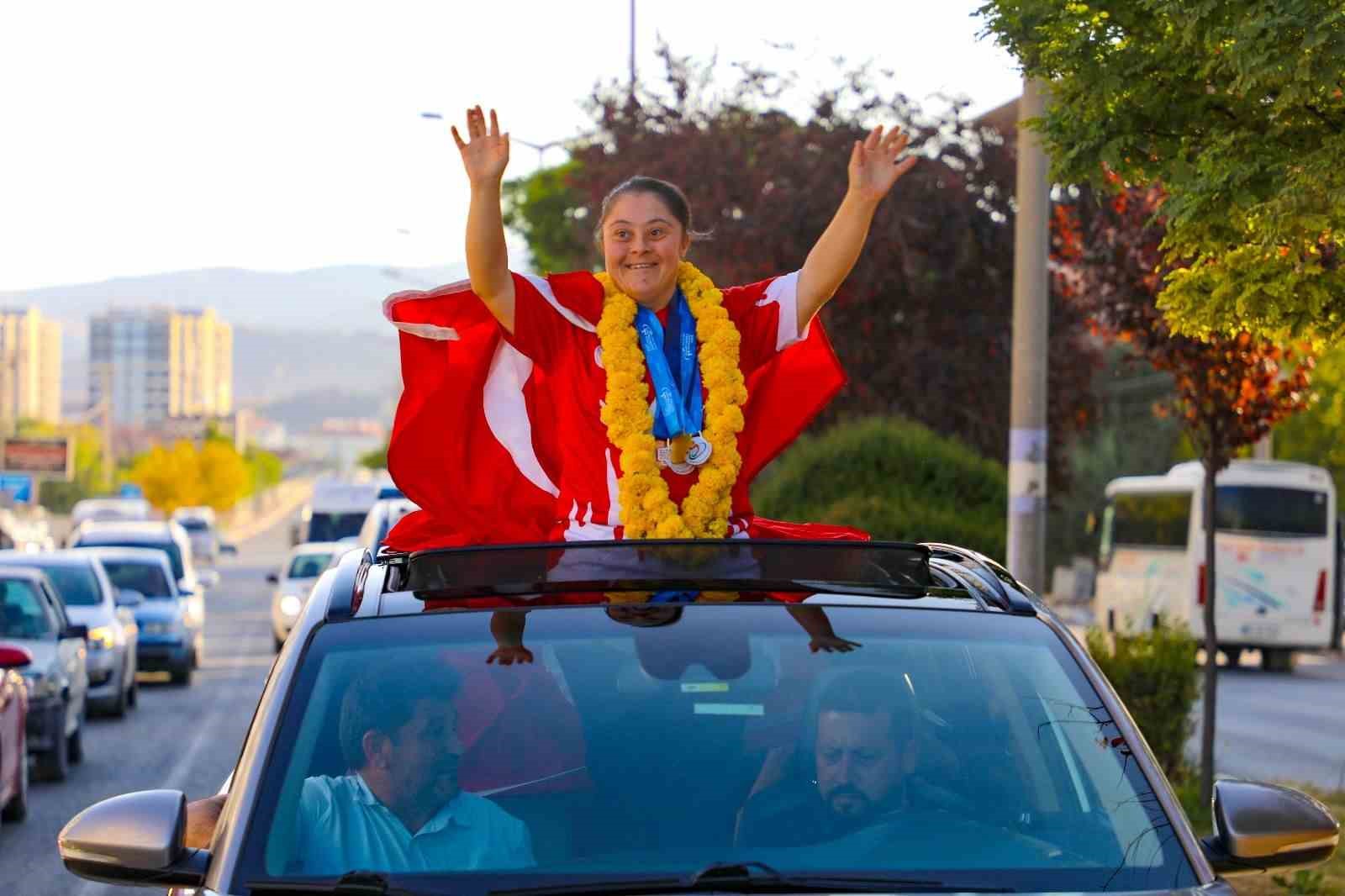 Özel sporcuya özel karşılama