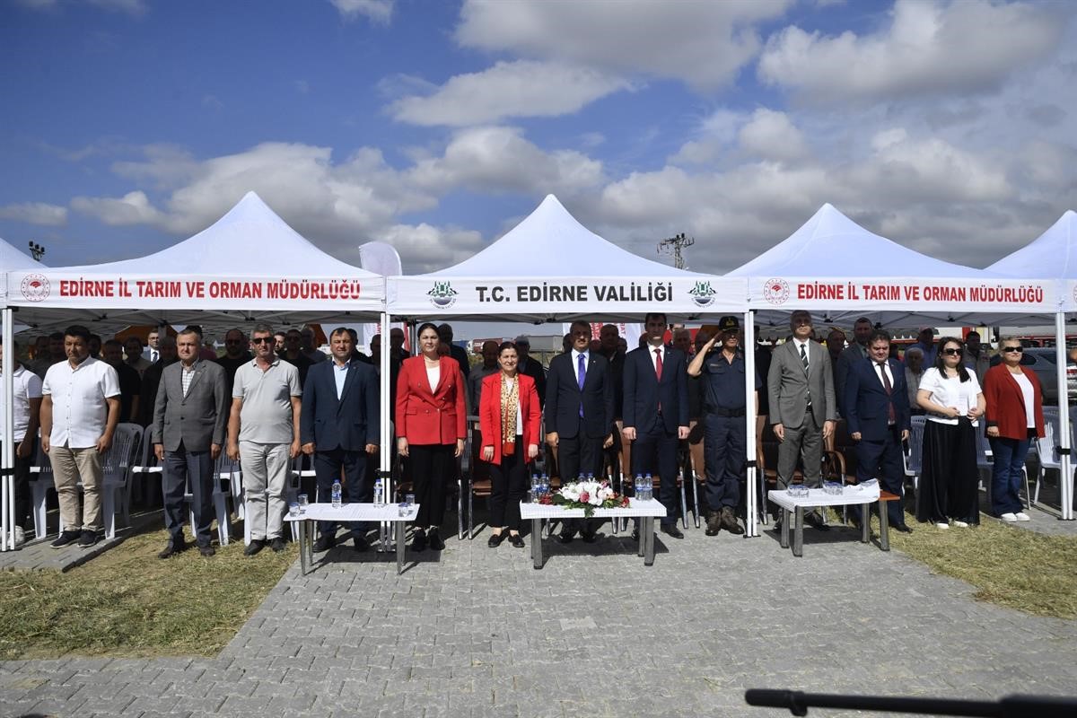 Edirne’de hibeli kanola tohumu dağıtım töreni