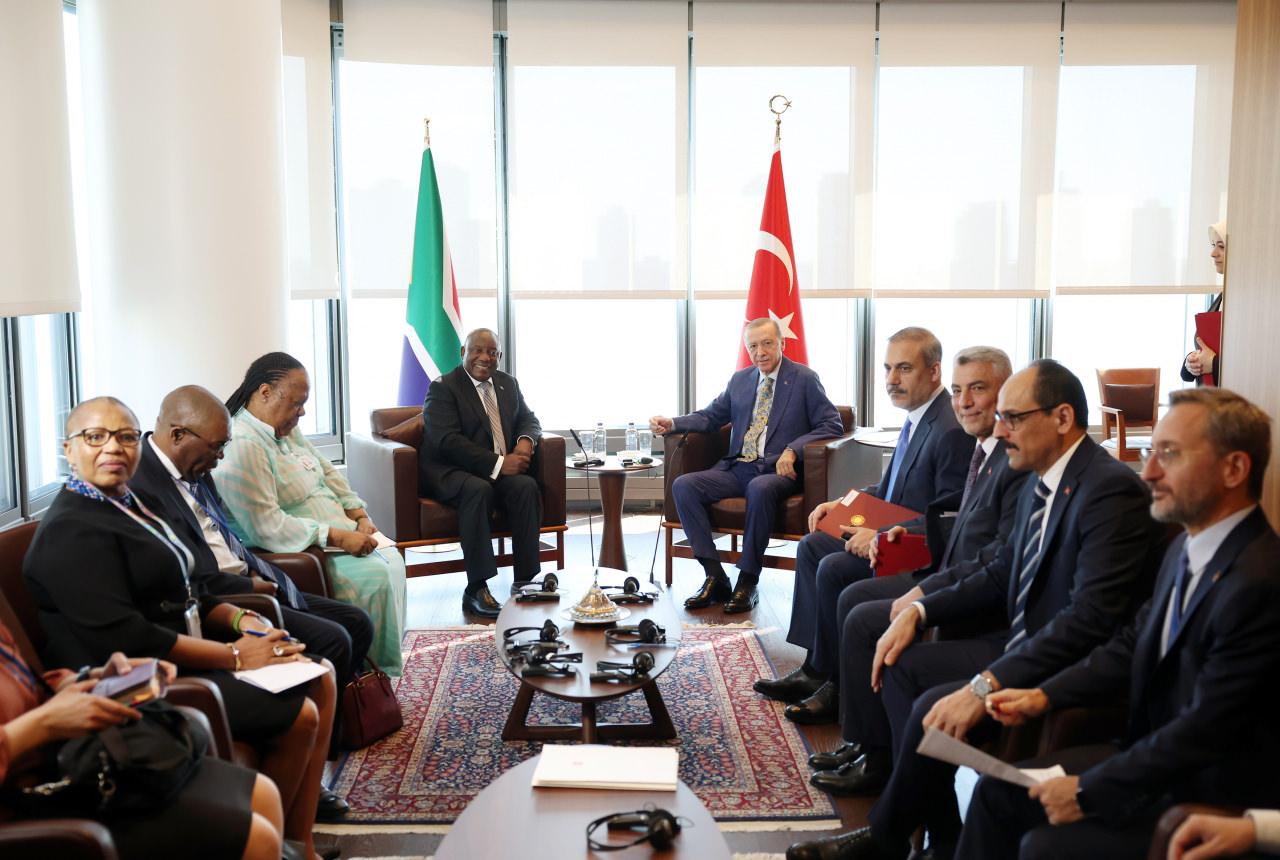 Cumhurbaşkanı Erdoğan'dan New York'ta kritik görüşmeler