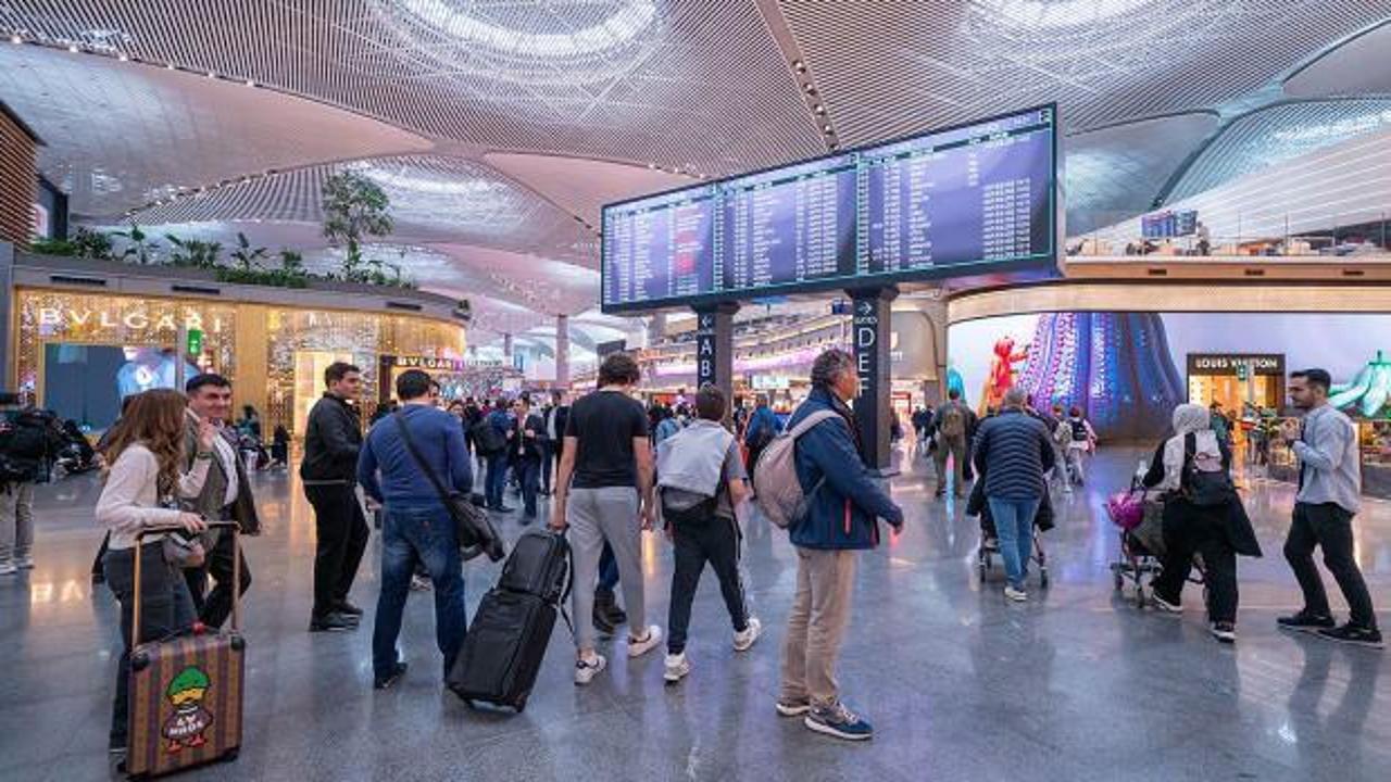 8 ayda 123 milyondan fazla yolcu havalimanlarını tercih etti!